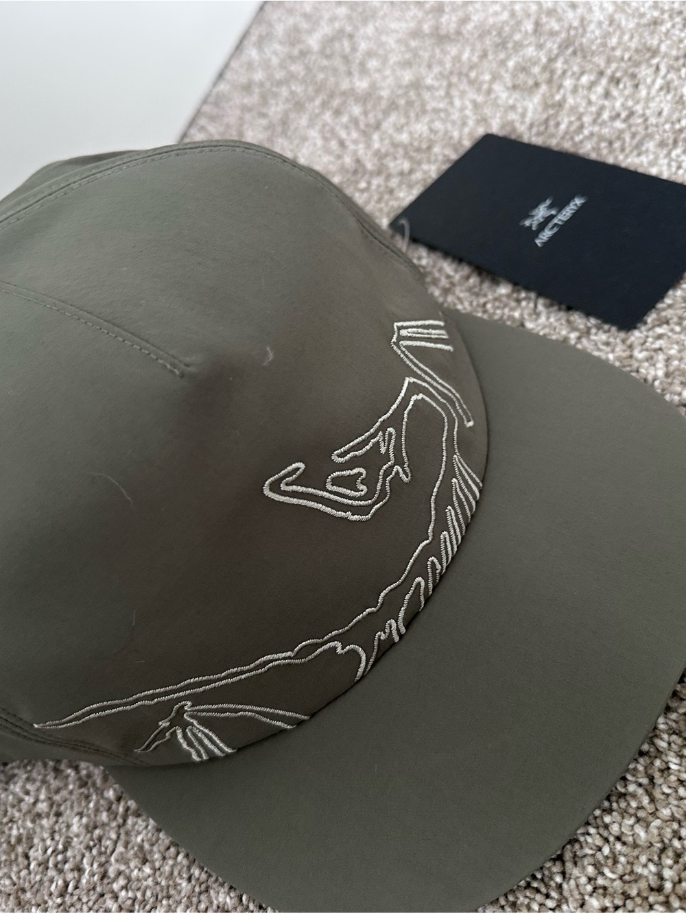 Arc'teryx Olive Green Snapback Performance Cap